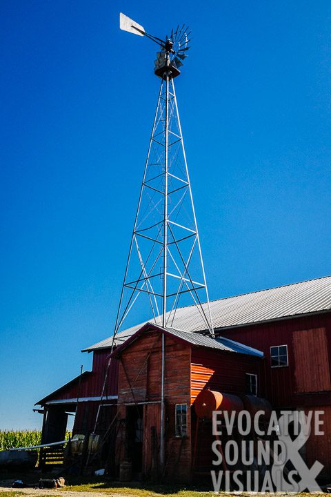 A working metal windmill at an Amish farm north of Mansfield, Ohio, Tuesday, October 3, 2017. Photo by Richard Alan Hannon
