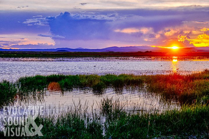 Sunset at Camas Prairie Centennial Marsh Wildlife Management Area in Hill City, Idaho on Monday, May 27, 2019. Photo by Richard Alan Hannon