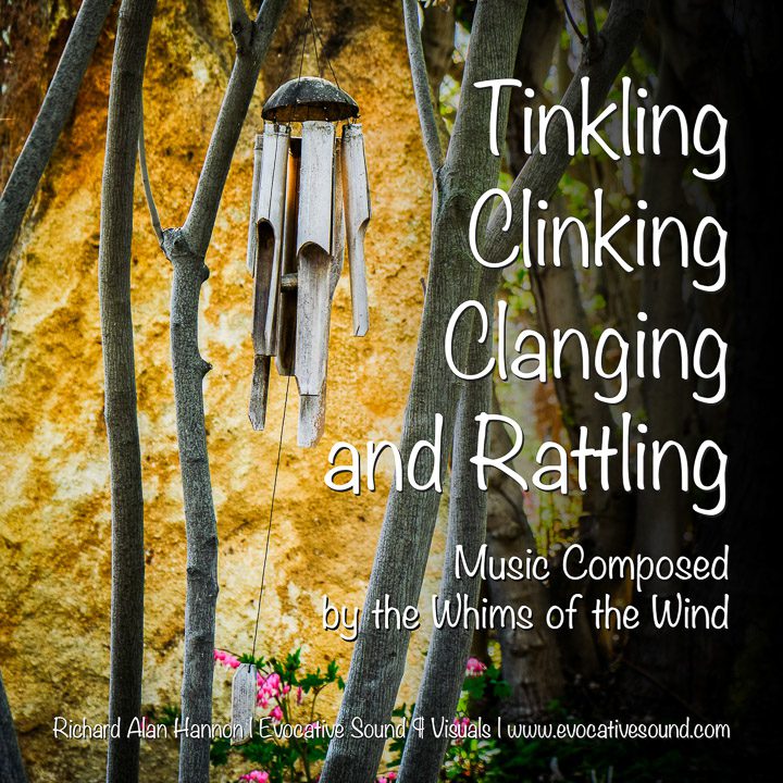 Tinkling, Clinking, Clanging and Rattling: Music Composed by the Whims of the Wind, album cover. Photo by Richard Alan Hannon