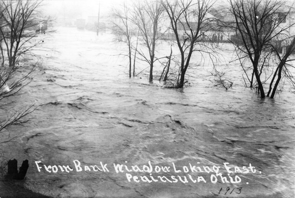 Peninsula, Ohio, March 1913. Photo courtesy National Park Service