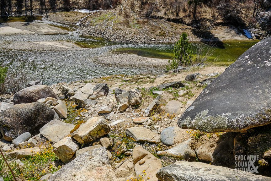 The South Fork of the Payette River, as seen from above Pine Flat Hot Springs in south-central Idaho on Friday, April 16, 2021. Photo by Richard Alan Hannon