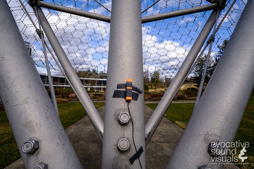 Wind Rushing Across a Geodesic Dome