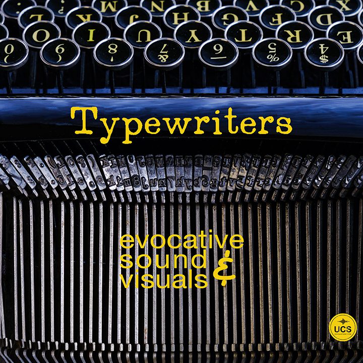Typewriters sound effects library by Evocative Sound and Visuals