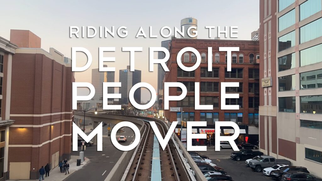 riding along the detroit people mover. video by Evocative Sound and Visuals.